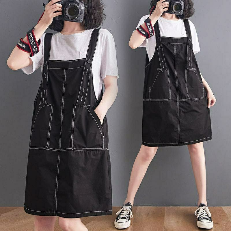 Overall raindeer dress FX //Overall wanita