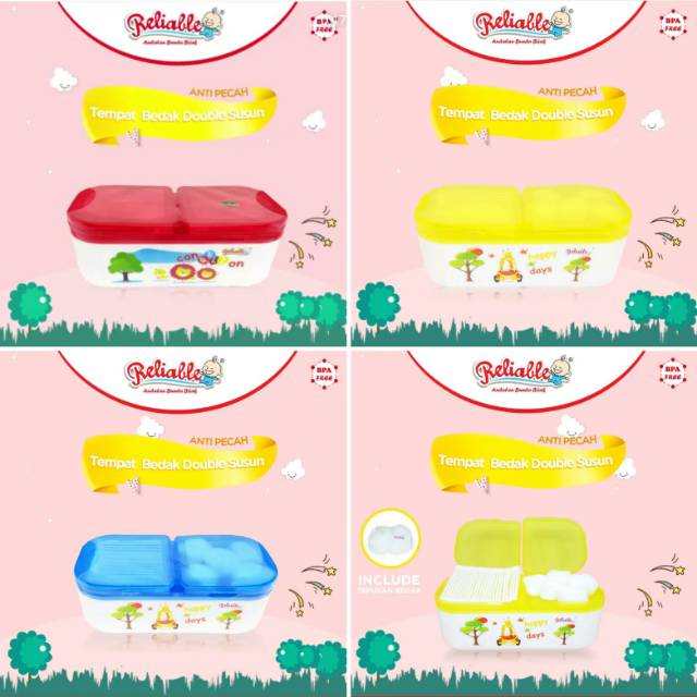 ♥BabyYank♥ RTB400 RELIABLE TEMPAT BEDAK DOUBLE SUSUN - TEMPAT BEDAK BAYI 2 SUSUN