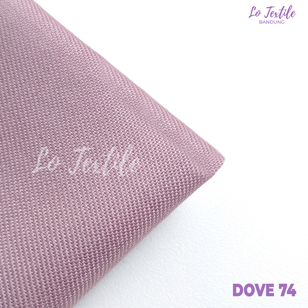 Kain Katun Toyobo Fodu Premium 0.5 Meter (Seri 1) - Bahan Katun Podu Cotton Koko Gamis Meteran-Dove - 74
