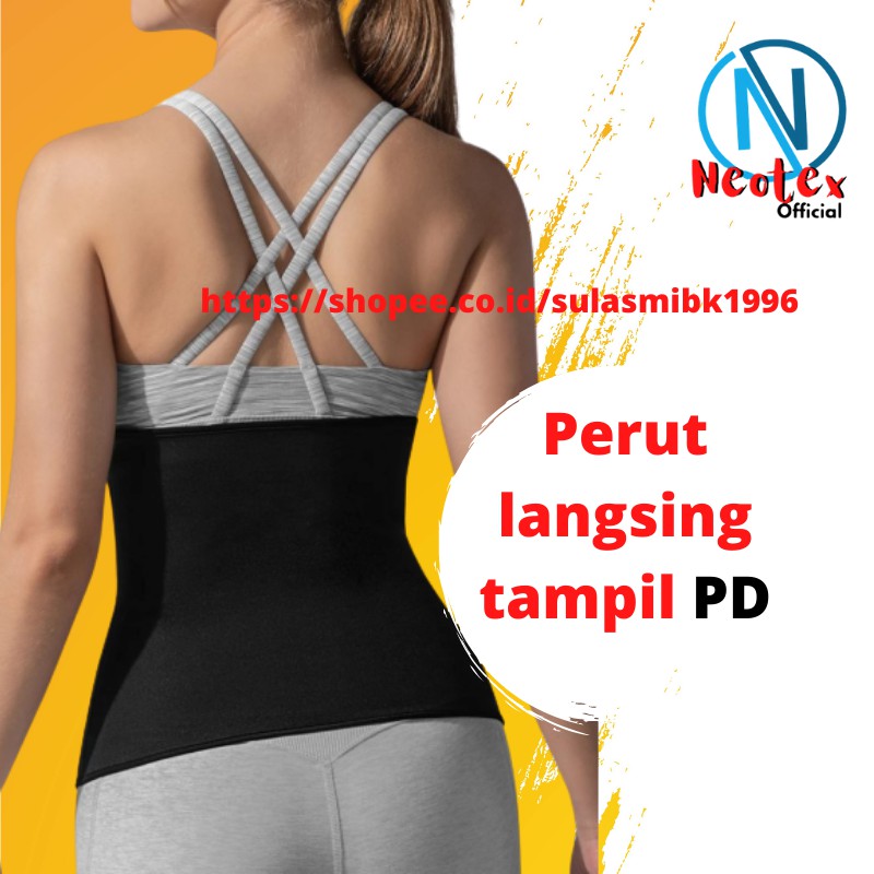 Korslet Pelangsing Korset Pembakar Lemak Hot Shaper Waist Corset Pengecil Tubuh