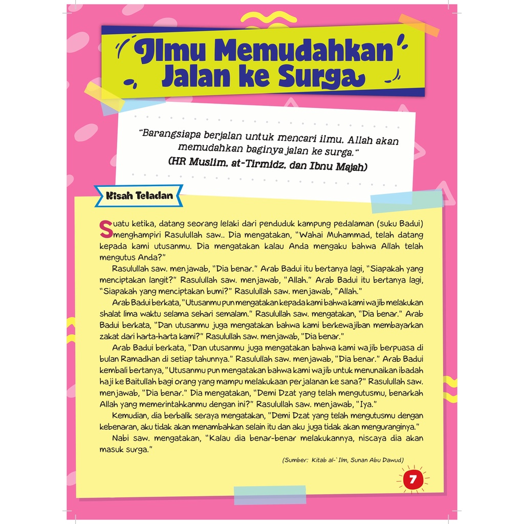 Buku Komik Hadits Muslim Cilik Cerdas - Gema Insani 100% Original