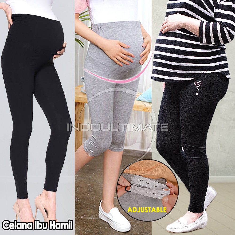 DINGIN JUMBO Celana  Panjang Ibu Hamil Leging Legging Ibu 