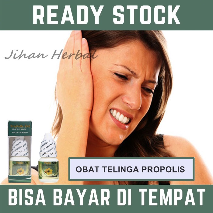Obat Tetes Telinga Congek, Telinga Bernanah, Telinga Berair, Telinga Gatal | Propolis SM Brazil