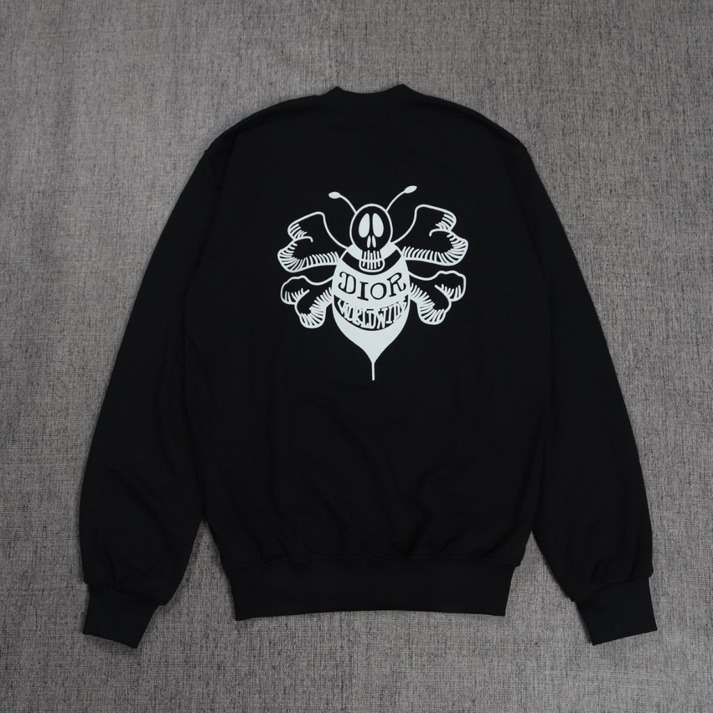 JAKET SWEATER CREWNECK FS D I O R BEE UNISEX PREMIUM QUALITY