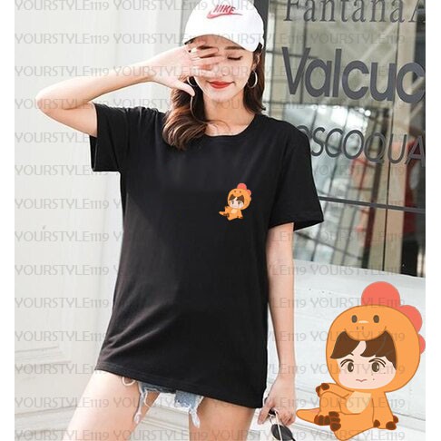 YOURSTYLE1119 - KAOS KARAKTER ORANGE REX DINO BAJU KAOS WANITA DISTRO UNISEX OVERSIZE JUMBO KEKINIAN