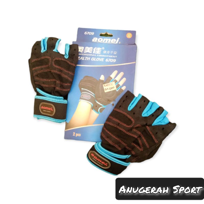 [COD] Sarung Tangan Sport | Sarung Tangan Olahraga | Health Glove | Glove Support  | Glove Gym Fitnes | Sarung Tangan Sepeda Motor Off-road Unisex Half Finger