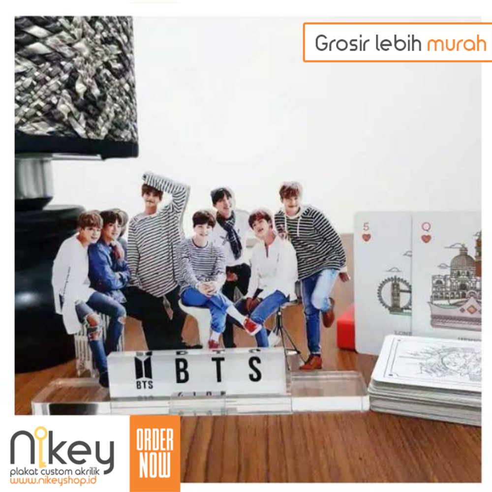 Standee BTS 15x10 Custom, Standee BTS Akrilik