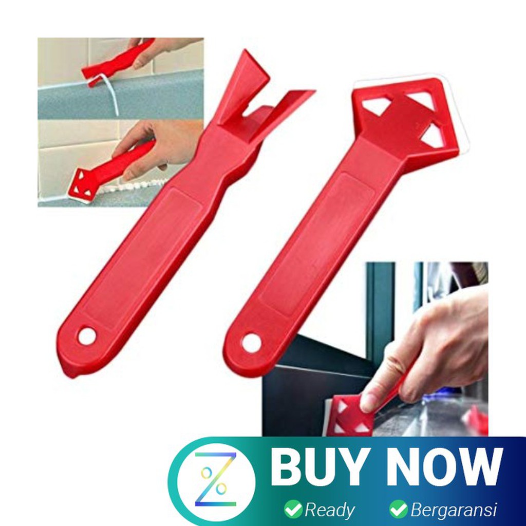 Balight 2 in 1 Alat Pembersih Perapi Lem Silikon Sealant Tool Scraper