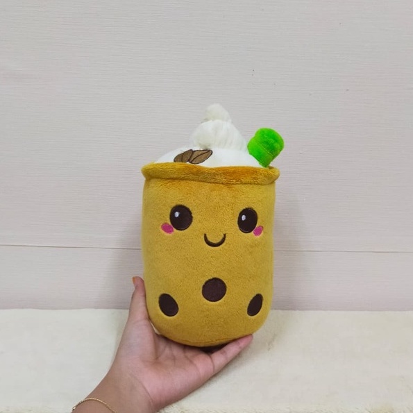 Boneka Boba Buah/buble tea/minuman boba/milk tea/Boneka Boba Green Tea/Boneka Boba Kopi/Boneka Boba Strawberry