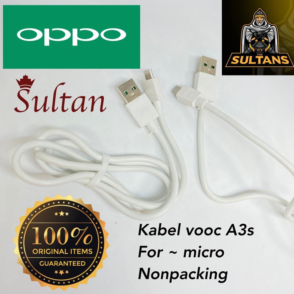 KABEL DATA OPPO NEW PACK ORIGINAL F11 A3S A5S A1K F5 F7 F1 F1S &amp; KABEL DATA OPPO A5S NON PACK