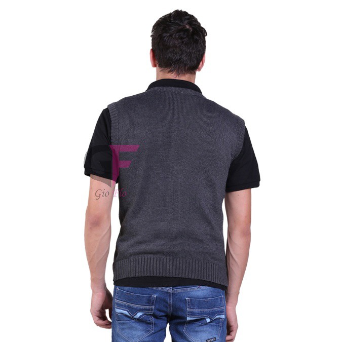 GIOFLO Vest Pria Casual Rajut Kekinian Kombinasi / ROM 361
