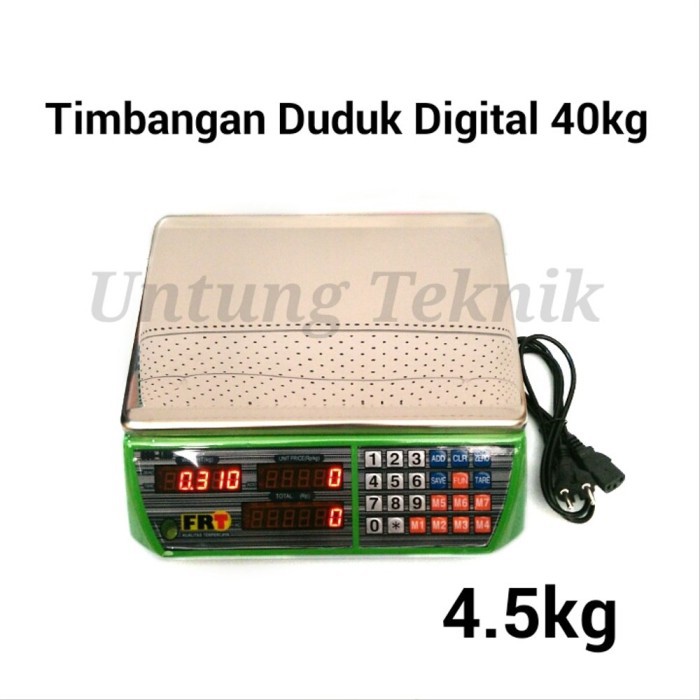 FRT 40 kg Timbangan Duduk Digital - DIgital Scale memory