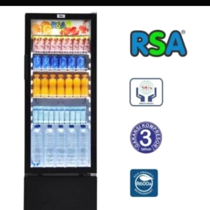 showcase rsa agate 300 display cooler 5 rak by gea