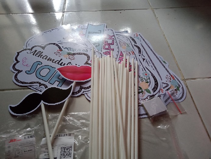 Wedding Shabby 20pcs Fun Props Photobooth Aksesoris Foto Dekorasi Souvenir Pesta Photo Props