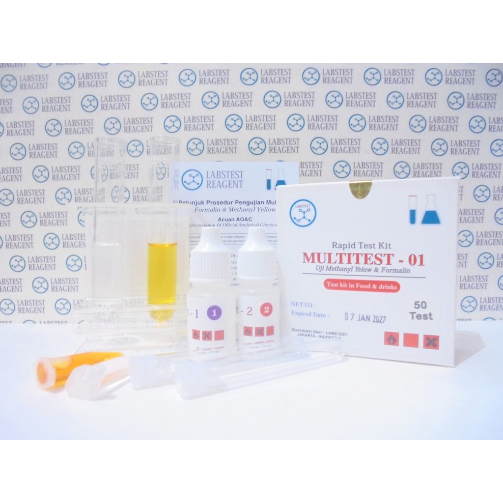 Multitest Methil Yellow & Formalin - Multi Test Kit Formalin