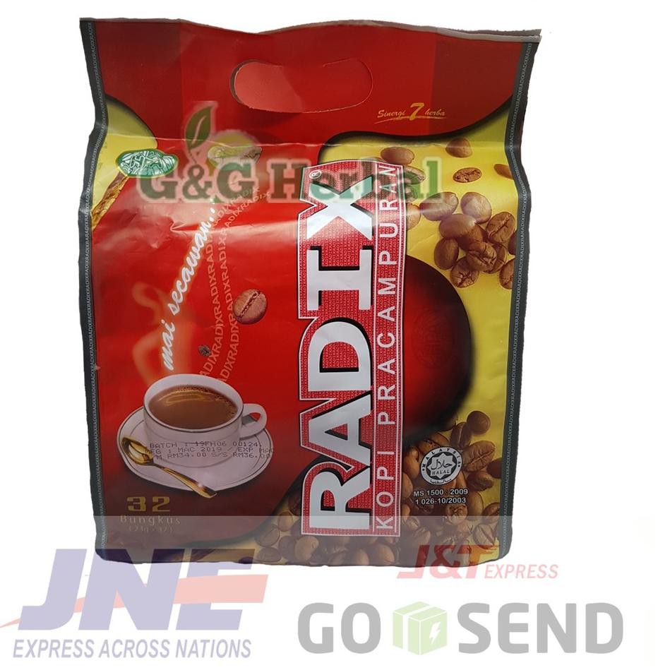 

9LZ RADIX KOPI PRACAMPURAN MAI SECAWAN 32 SACHETS HPA BUATAN MALAYSIA ZMJ Stock Banyak