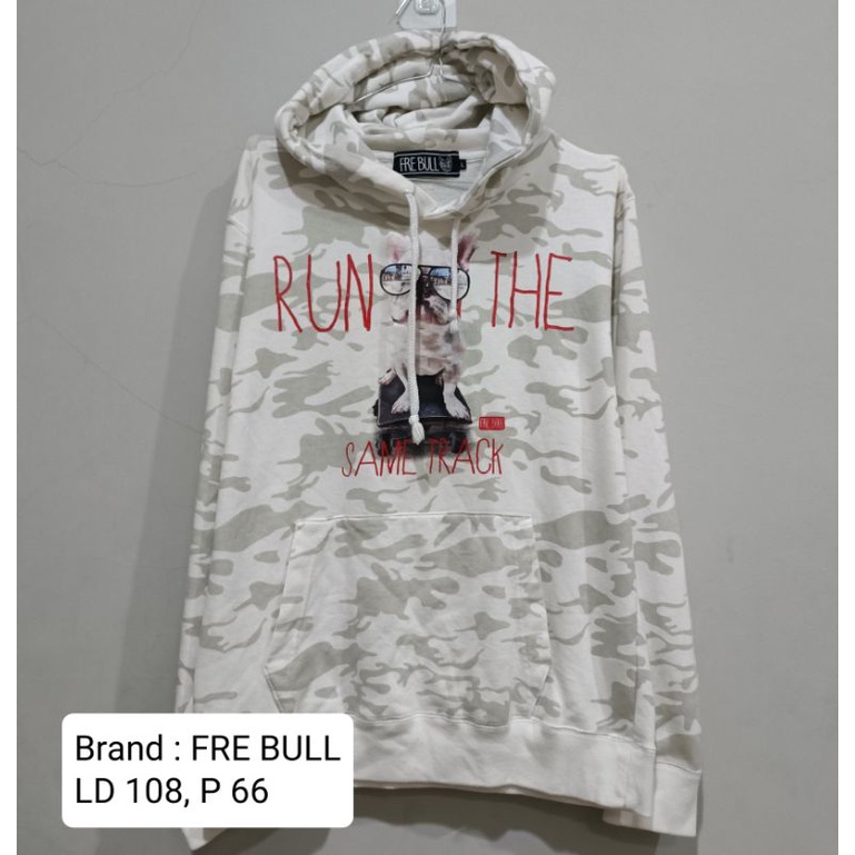 FRE BULL VINTAGE HOODIE