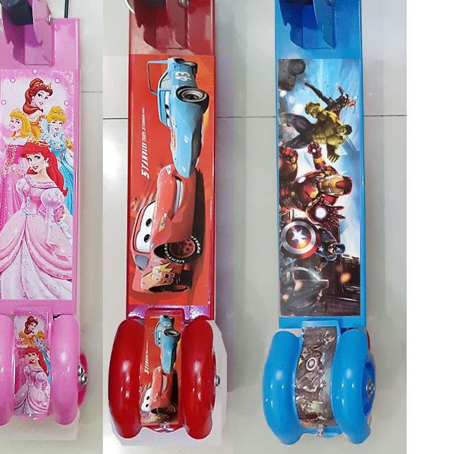 ♠ Skuter Anak Otoped Roda 3 Karakter / Scooter Injak 3 Roda ♦