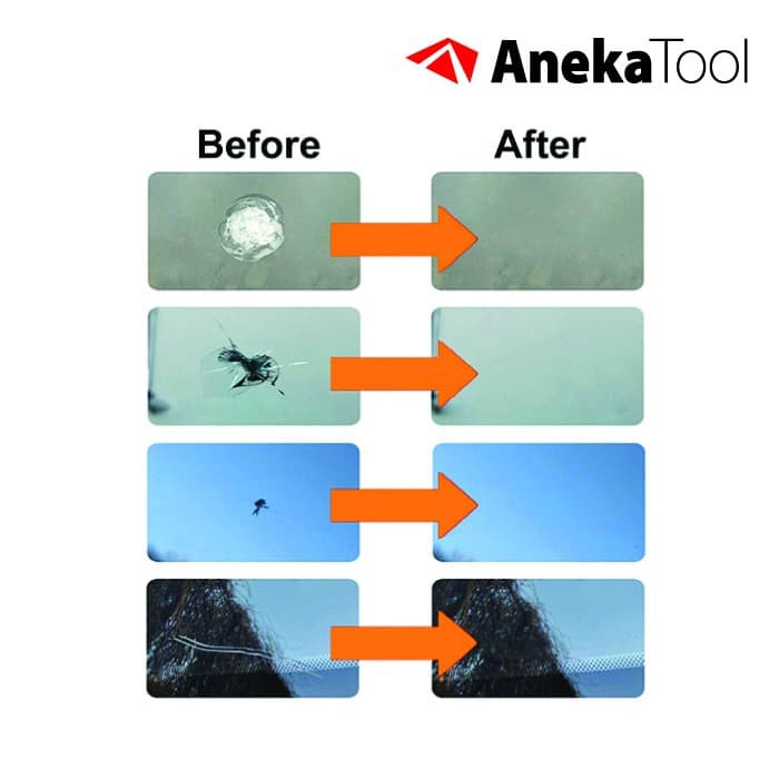 AnekaTool Alat Tambal Kaca Mobil Retak Windshield Repair Kit