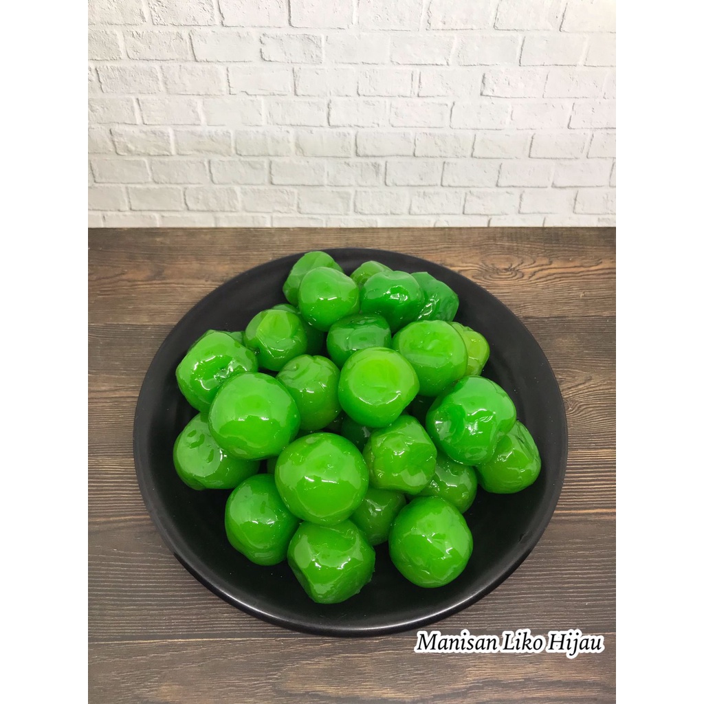 MANISAN LIKO HIJAU 500 GRAM | MANISAN PLUM | MANISAN CHERRY MANISAN BUAH CERMAI SNACKY MEDAN