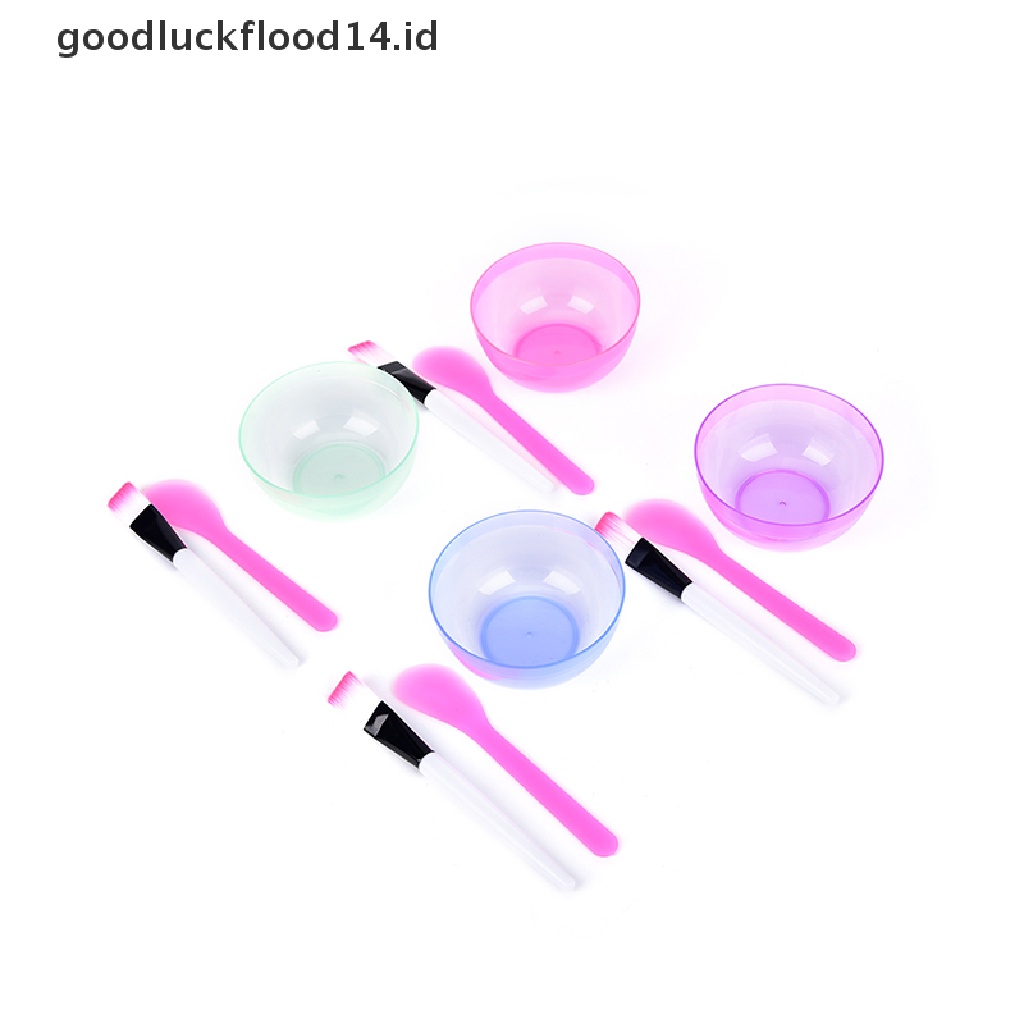 [OOID] Homemade Makeup Beauty DIY Facial Face Mask Bowl Brush Spoon Stick Tool Set ID