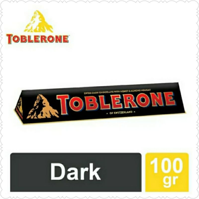 

Toblerone Swiss Dark Chocolate with Honey & Almond Nougat 100gr