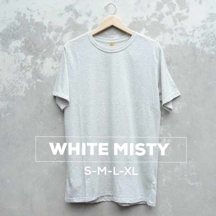 Kaos Polos Putih Misty Premium Kaos Murah Bandung Kaos 