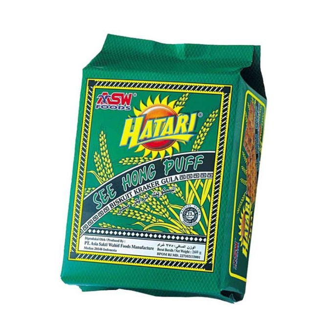 

Hatari Crackers See Hong Puff Sugar Original / Margarin / Kelapa 260 g