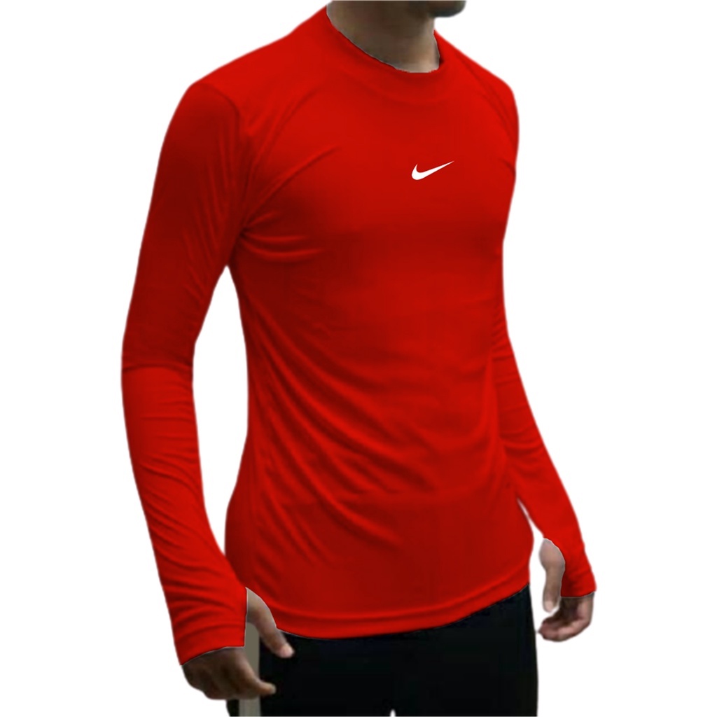 MANSET THUMBHOLE baju dalaman olahraga baselayer grade ori termurah, baju manset, baju basselayer