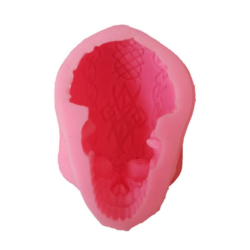 SIY  Halloween Skull Silicone Mold Epoxy Resin DIY Decoration Making Soap Candle