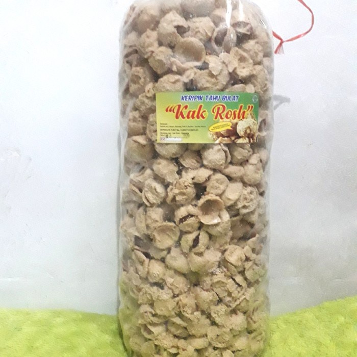 

TERBARU (300 gr) KERIPIK TAHU / KRIPIK TAHU BULAT / KERUPUK TAHU BULAT GURIH