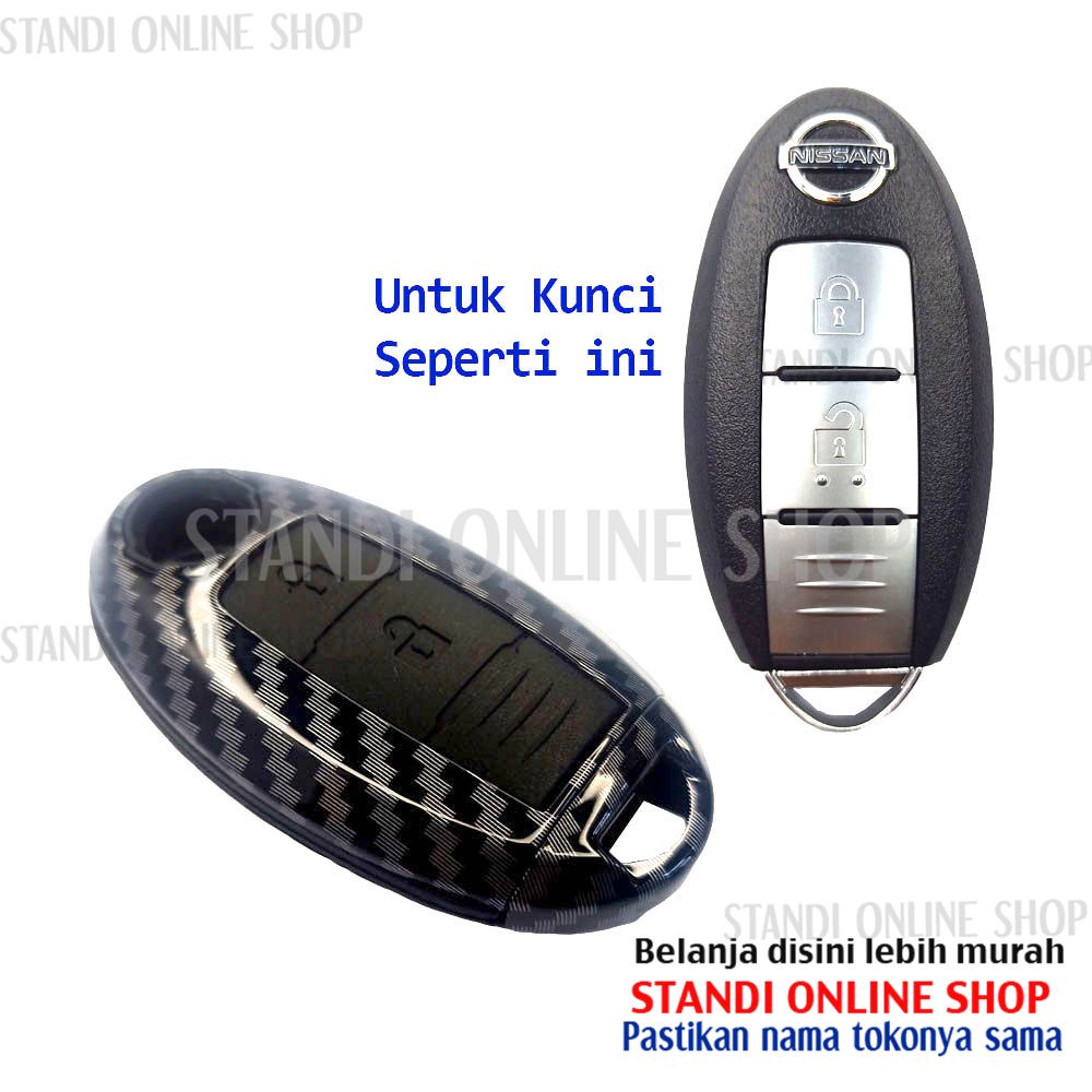 Cover Smartkey Sarung Kunci Nissan Juke Evalia Terra Navara Carbon