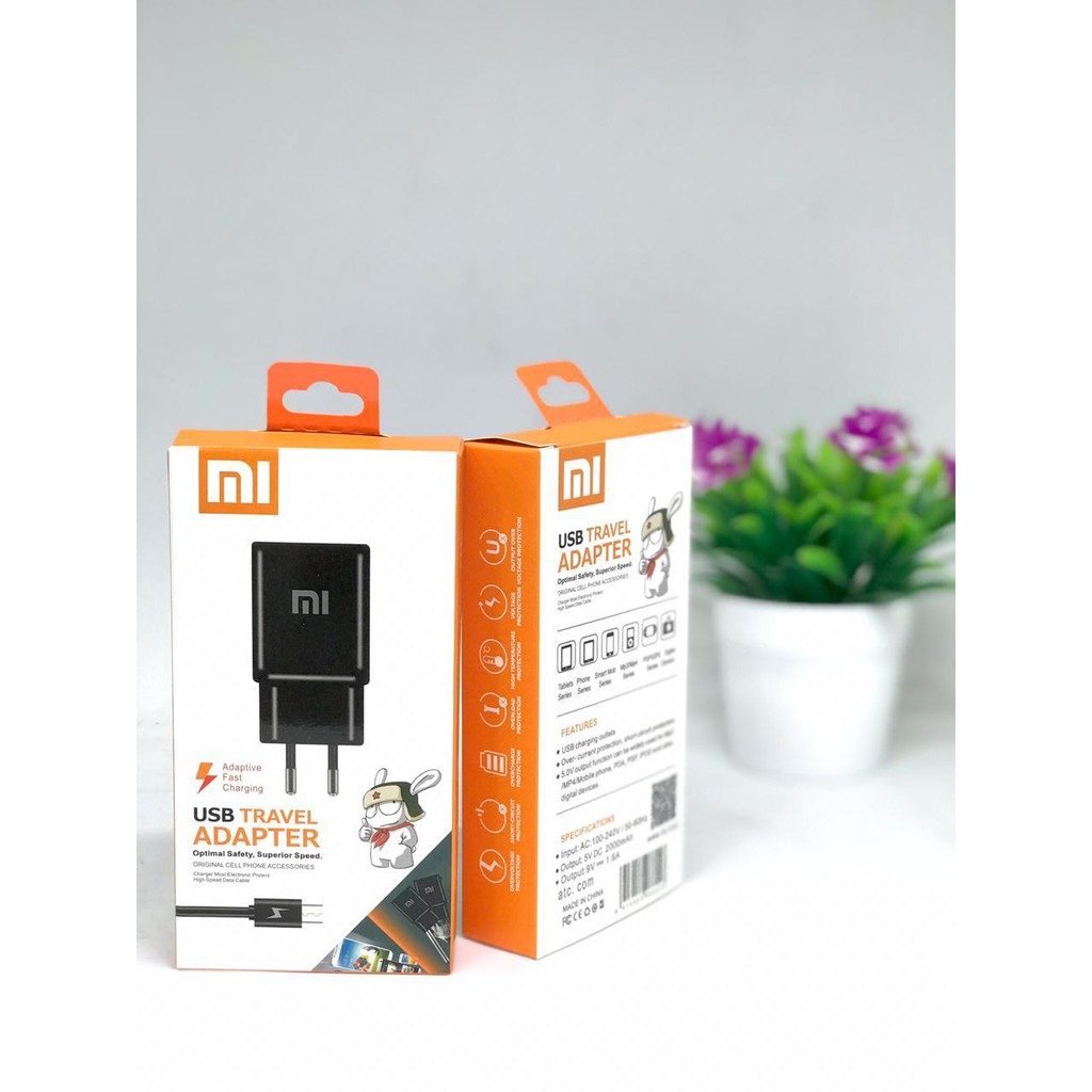 [MINIGO] Charger Xiaomi 2in1 M-08ES Micro Dan Type C Travel Adapter Xiaomi 3.0 Qualcom quick charging casan isi daya cepat bisa buat semua HP