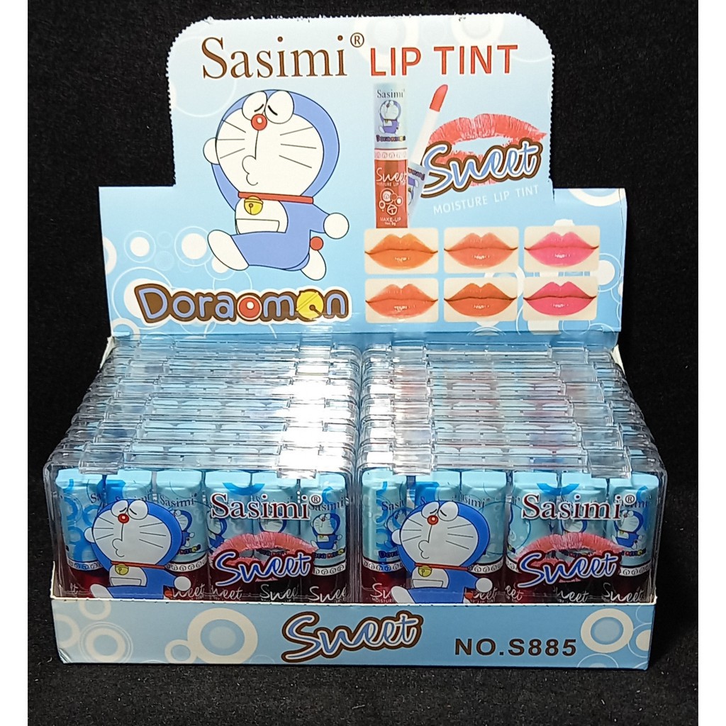 SASIMI DORAEMON Mini Lip Tint Thailand Liptint pemerah bibir kosmetik makeup make up