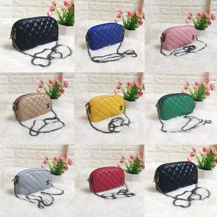 CHANEL BAKPAO SELEMPANG TAS PESTA - Hitam