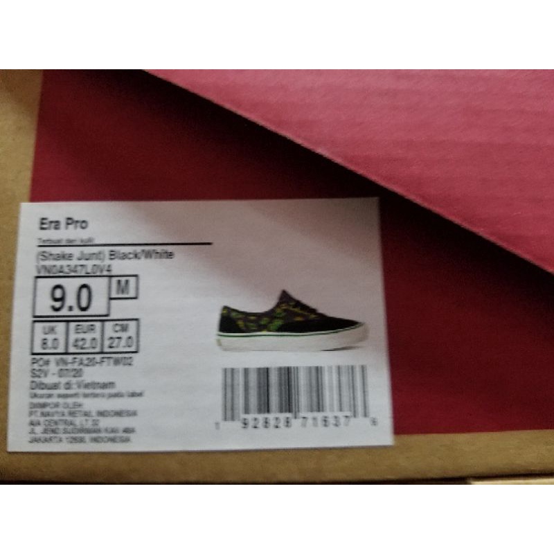 vans x shake junt era pro diskon