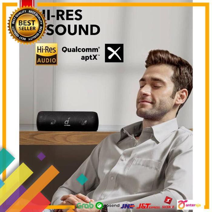 NEW.. ANKER SOUNDCORE MOTION + PLUS BLUETOOTH SPEAKER WATERPROOF IPX7 ..TERLARIS