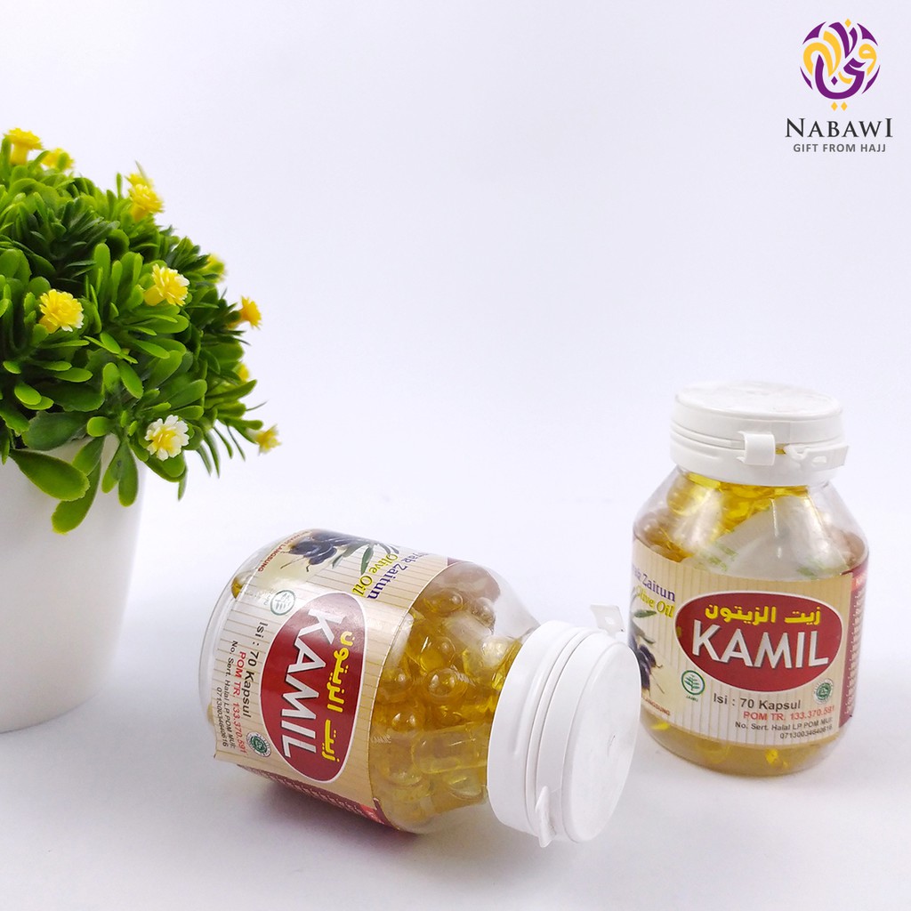 Kamil Minyak Zaitun Extra Virgin Olive Oil Obat Herbal Kapsul Isi 70 Nabawi Sidoarjo