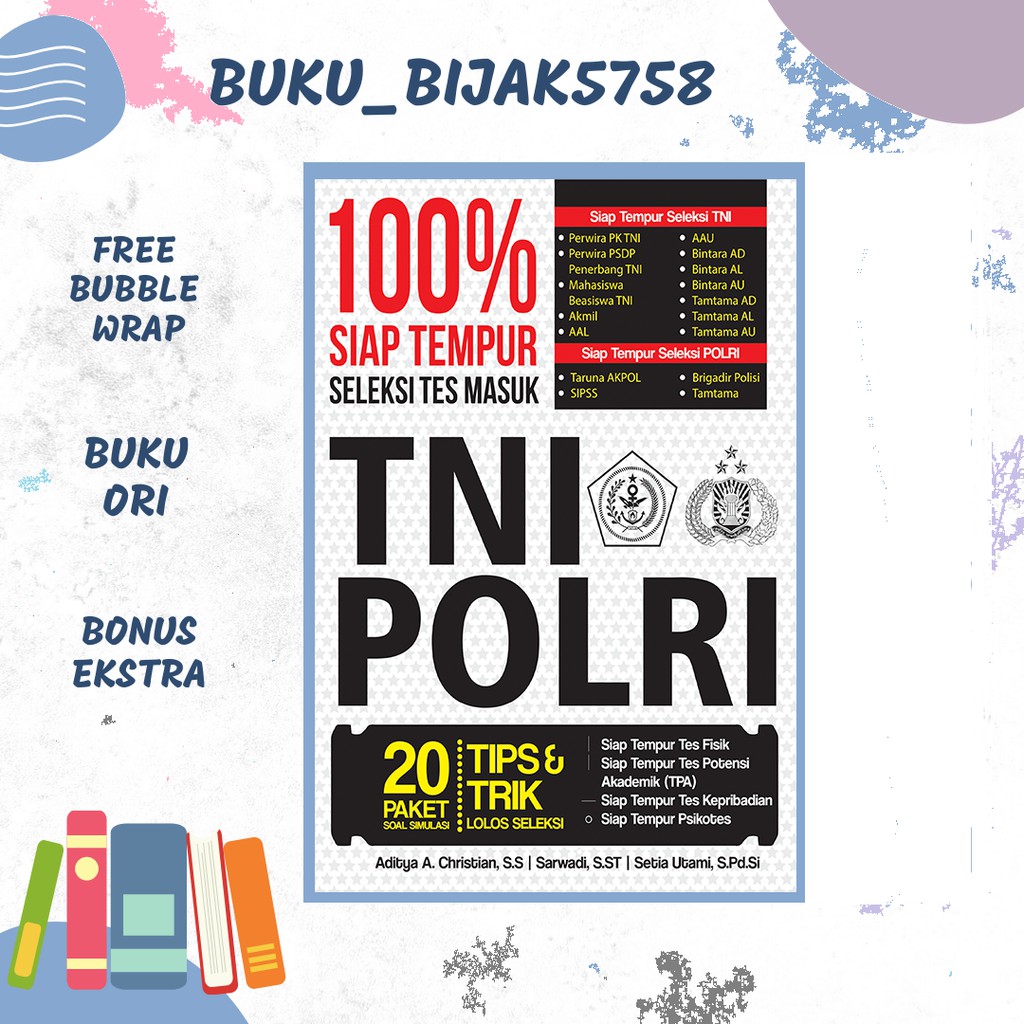 Buku Kumpulan Soal Sukses 100 Menghadapi Tes Masuk Tni Polri Shopee Indonesia