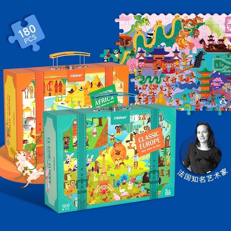 mideer world puzzle - hadiah anak - kado anak