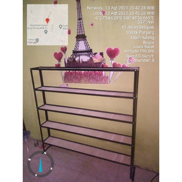 rak ikan cupang 5 susun