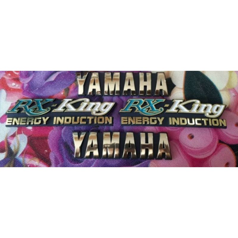 Emblem tangki rx king set emblem box aki hijau rx king