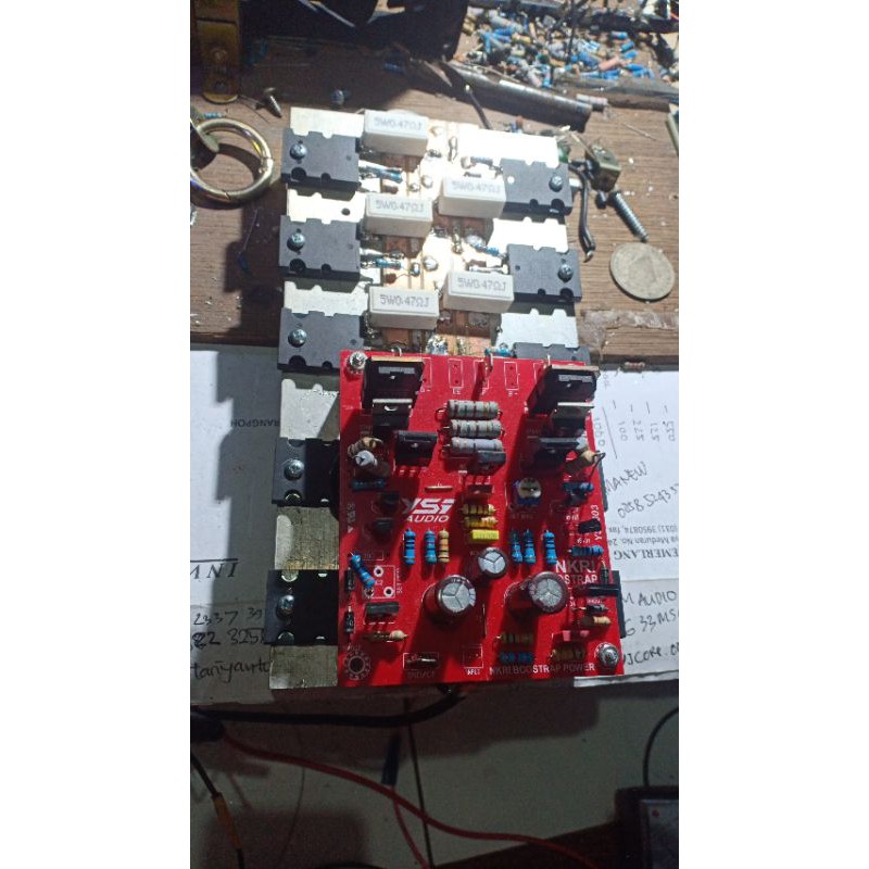 Driver power amplifier NKRI BOSSTRAP + 5set final
