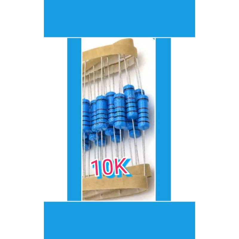 ANEKA NILAI , RESISTOR , 2 WAT METAL FILM 1% (1pcs)