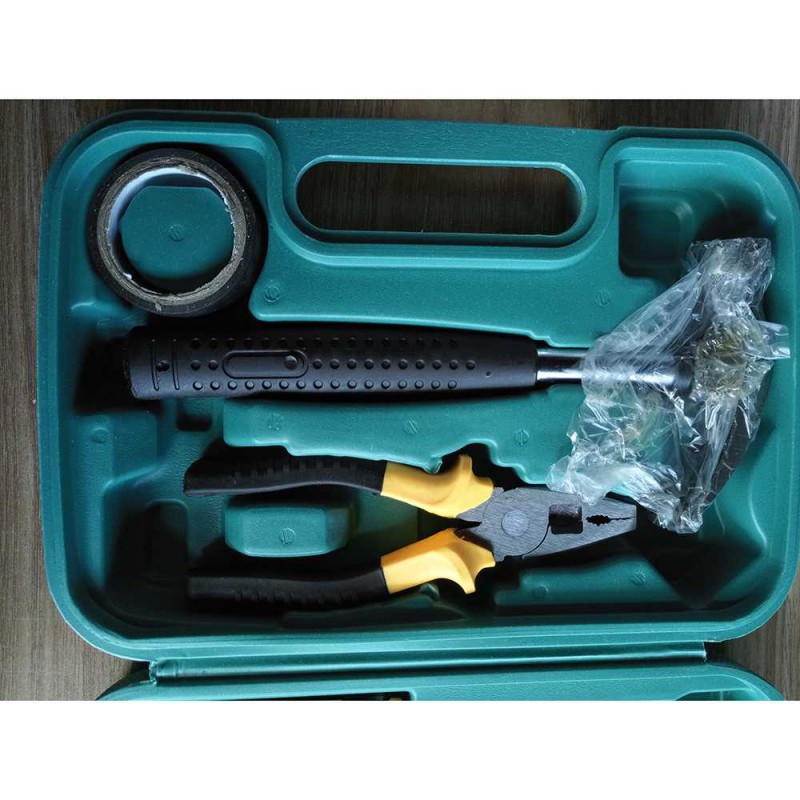 Alat Set Reparasi Perkakas Palu Tang Obeng 8 in 1 Tool Box Kit OnnFang