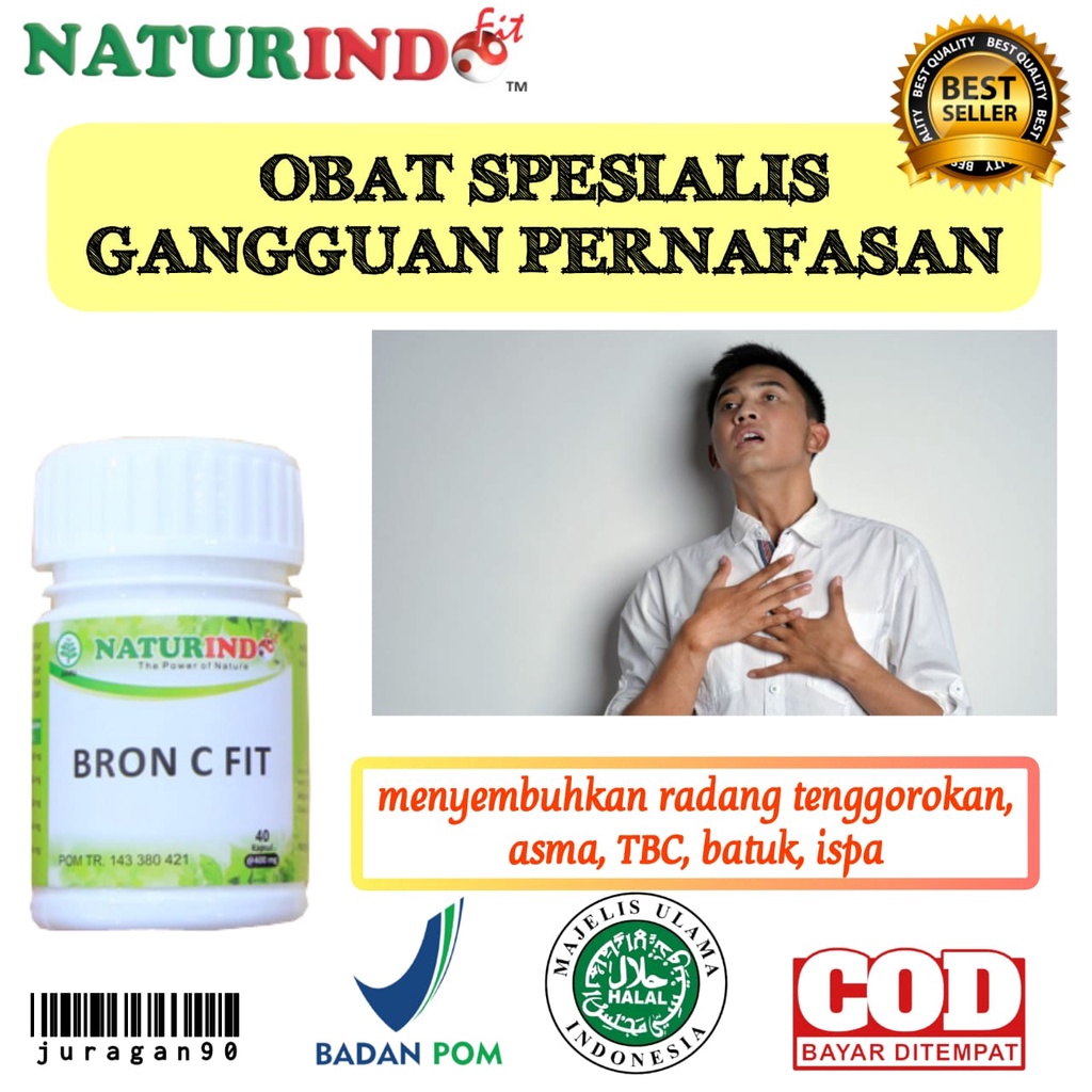 Jual Bron C Fit Obat Sesak Nafas Batuk Kering Berdahak Batuk Berlendir