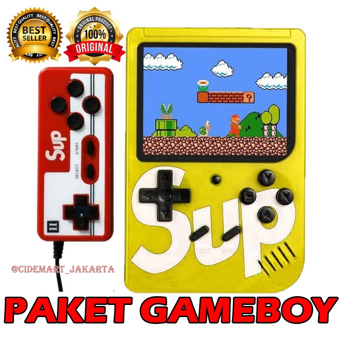 [PAKET GAMING!] GAMEBOY 400 IN 1 GAME SUP PORTABLE HANDHELD VIDEO GAME CONSOLE