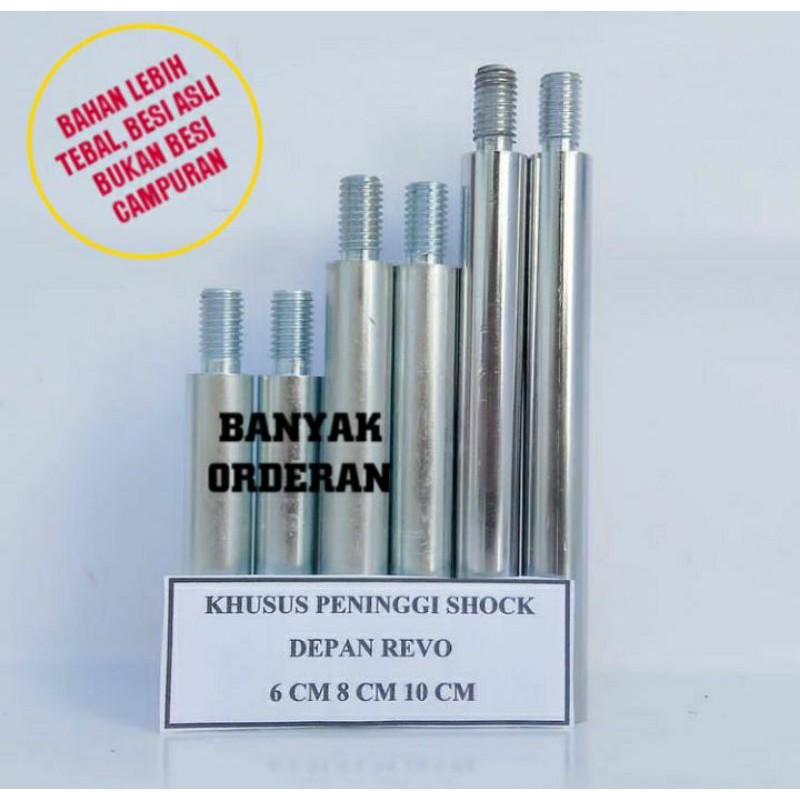 Peninggi Shock Depan Revo Pangkon Tambahan Sambungan Suling Sok Shok Skok Motor Honda Revo D