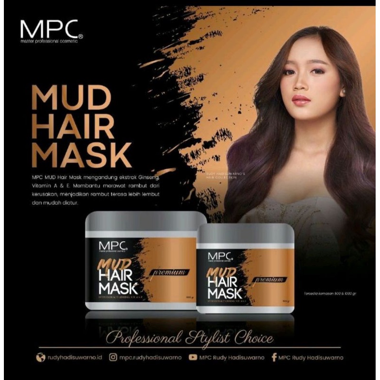MPC MUD MASK/HAIR MASK MPC 500 GR