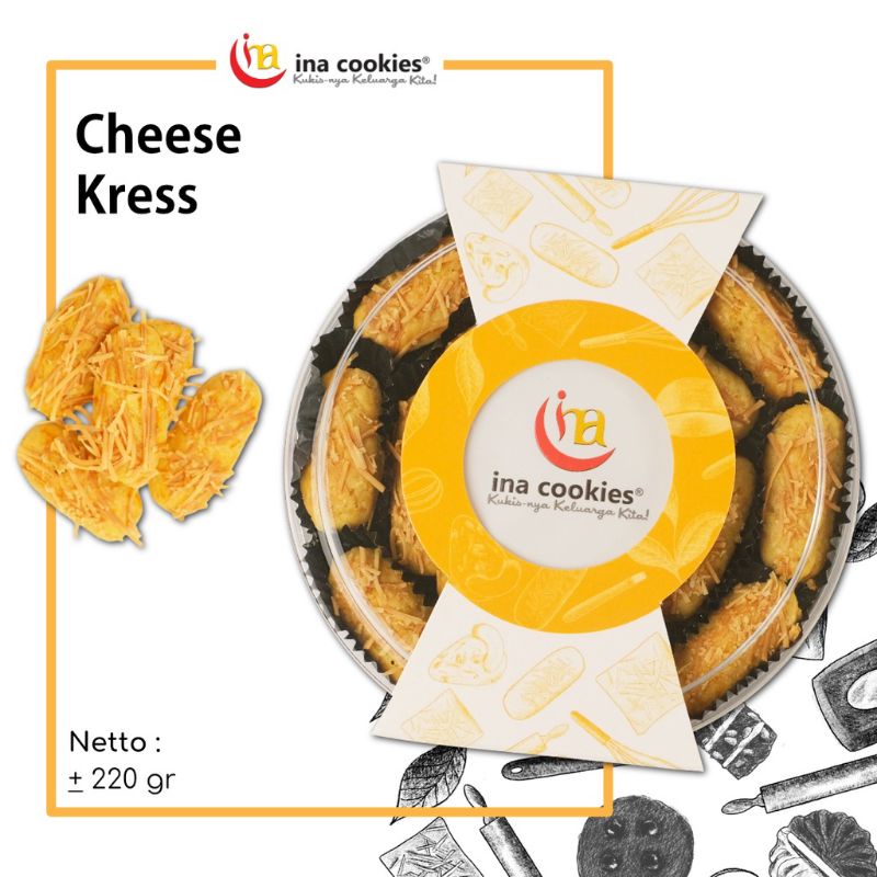 

INA COOKIES REGULER - CHEESE KRESS